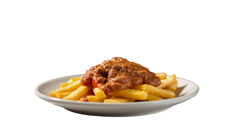 Cony Fries with Meat Sauce
