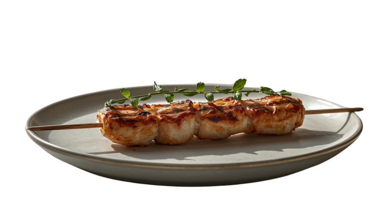 Chicken or Pork Brochette 1 Stick