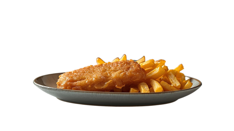 One Piece of Fish with Fries