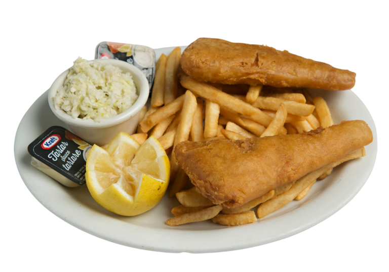 Fish & Chips (2 Pcs)